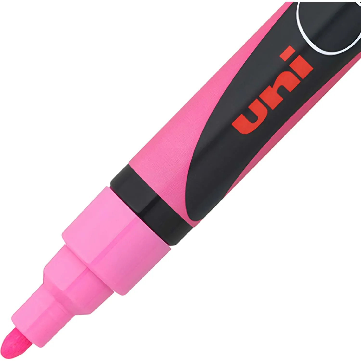 Маркер меловой Uni Chalk PWE-5M розовый, наконечник 1.8–2.5 мм - Image 3