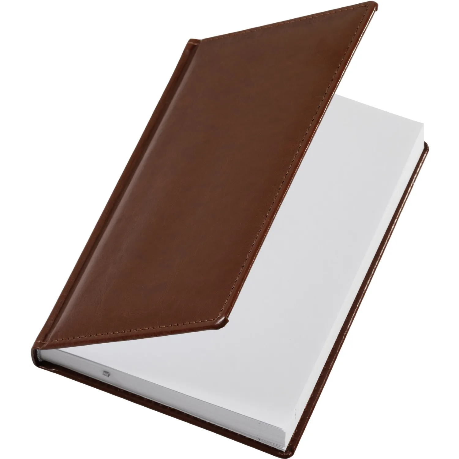 ежедневник недатированный Attache Agenda кожаный с однотонной коричневой обложкой - Image 7
