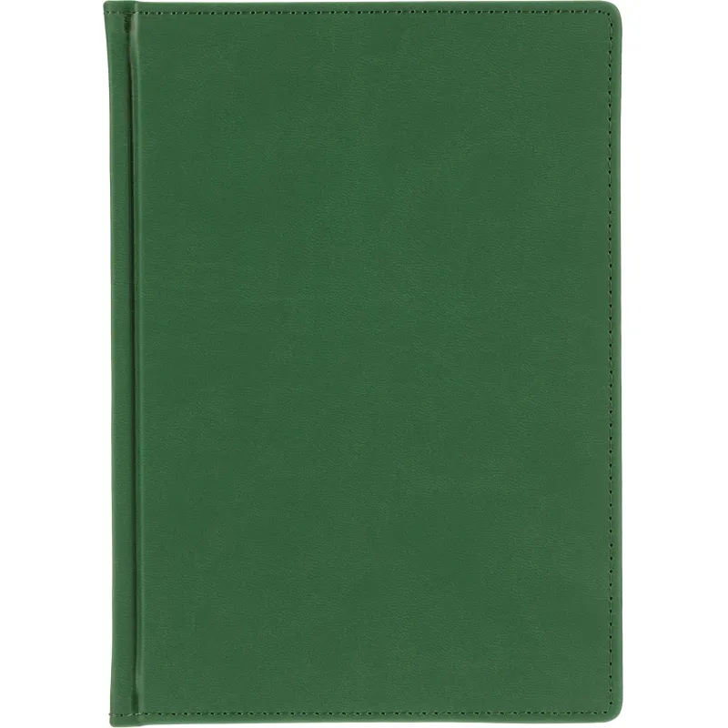 Ежедневник A5 Attache Velvet искусственная кожа Soft Touch, недатированный, зелёный - Image 5