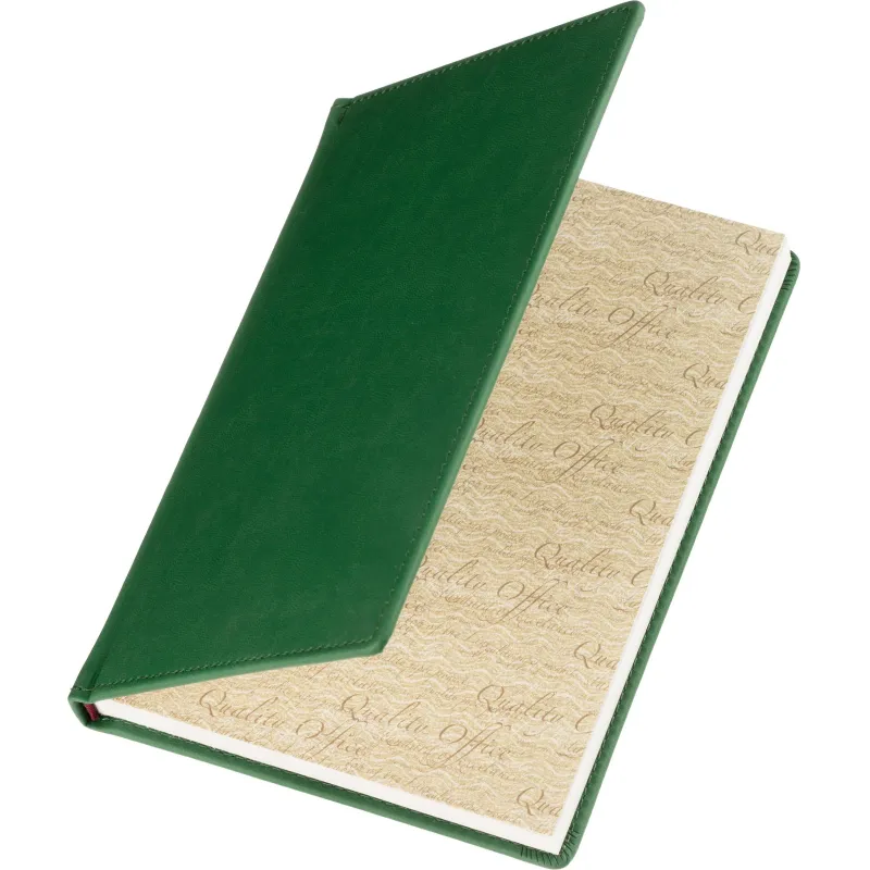 Ежедневник A5 Attache Velvet искусственная кожа Soft Touch, недатированный, зелёный - Image 8