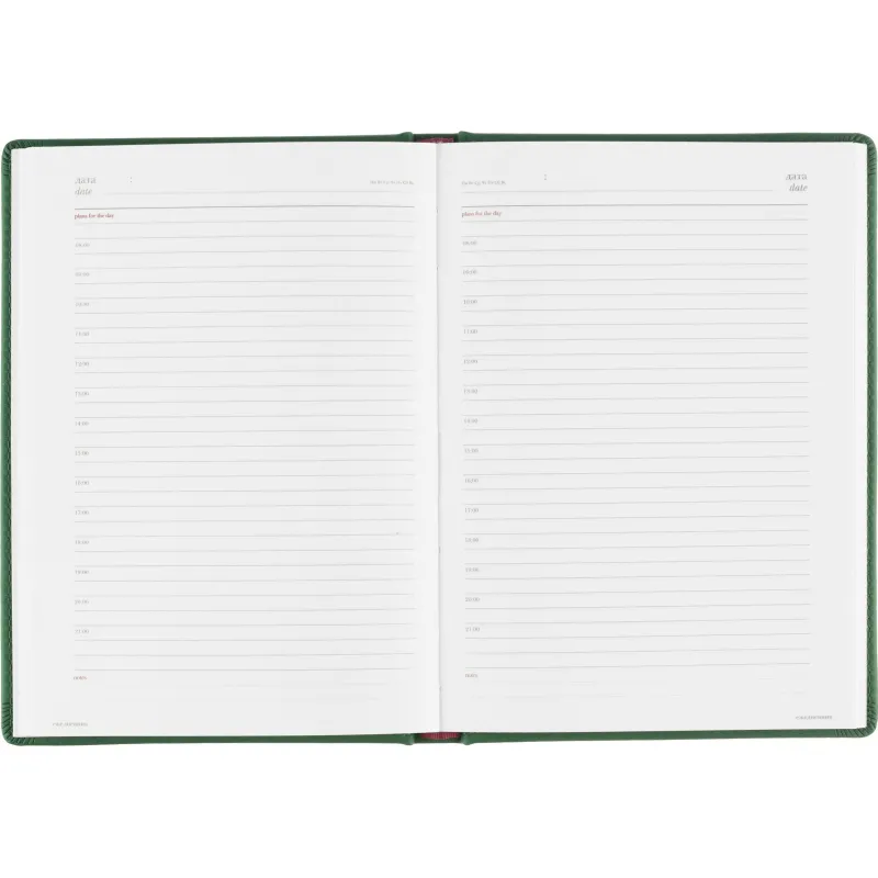 Ежедневник A5 Attache Velvet искусственная кожа Soft Touch, недатированный, зелёный - Image 18