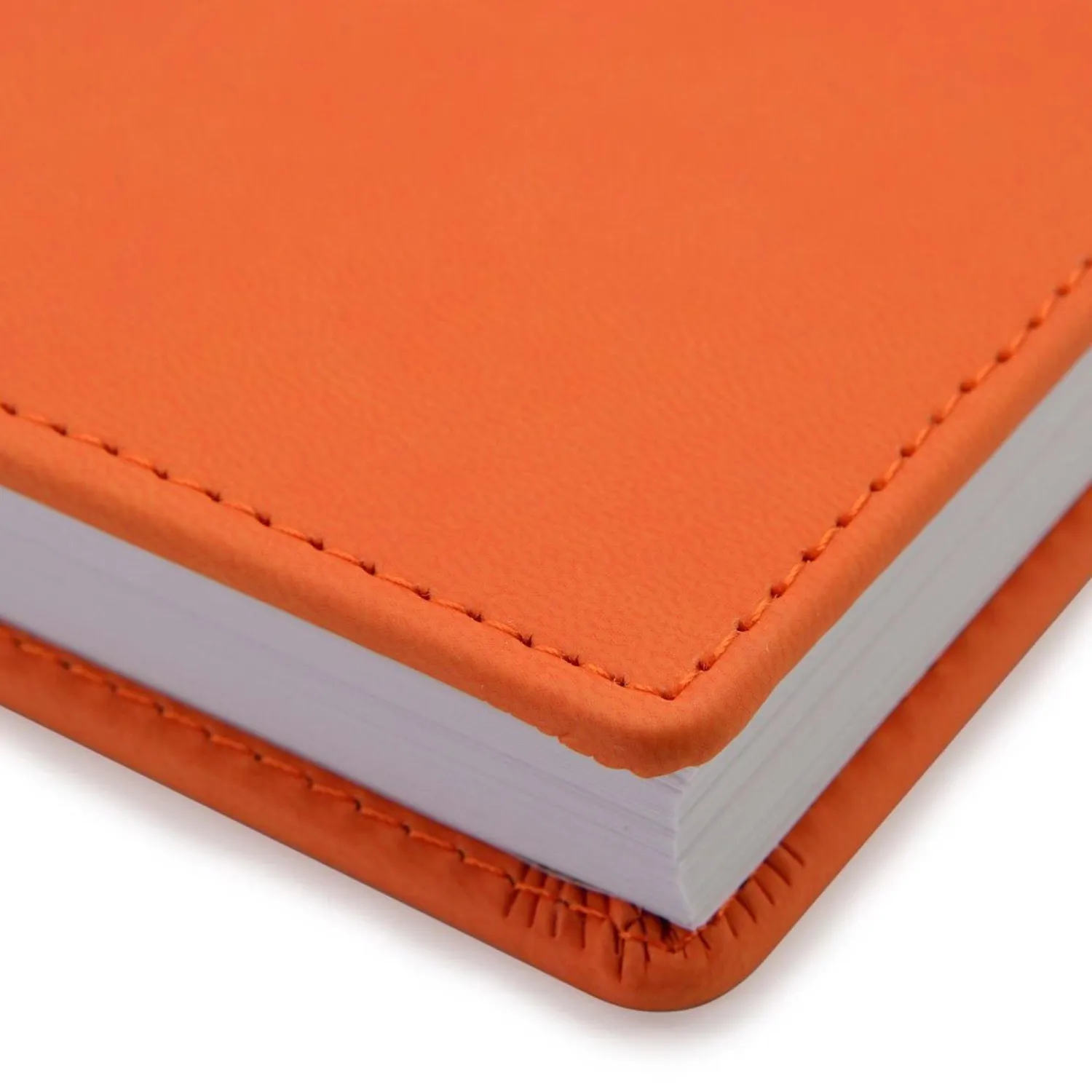 Ежедневник A5 Attache Velvet недатированный, кожзам Soft Touch, твердый переплет, оранжевый - Image 4