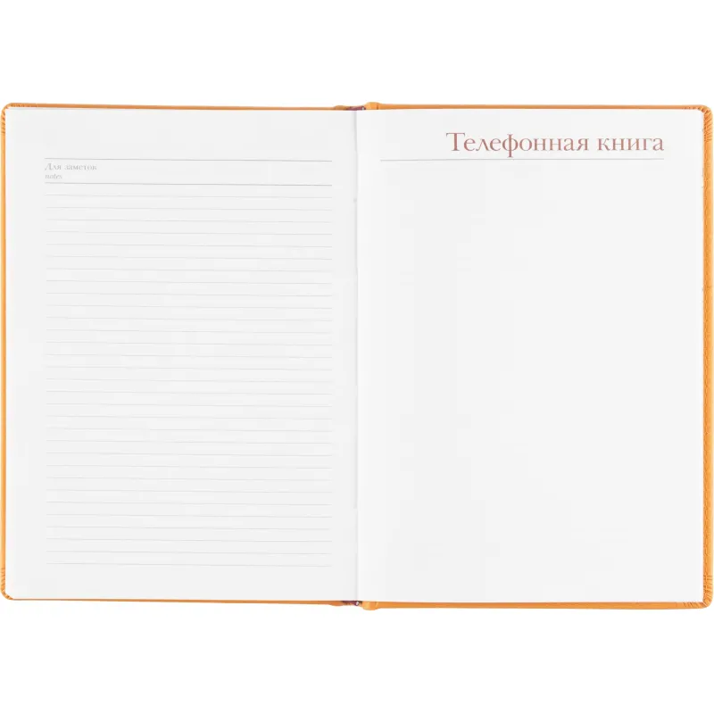 Ежедневник A5 Attache Velvet недатированный, кожзам Soft Touch, твердый переплет, оранжевый - Image 19