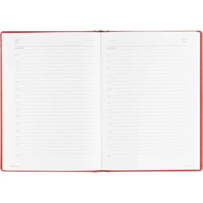 Ежедневник A5 Attache Velvet искусственная кожа Soft Touch, недатированный, красная обложка - Image 18