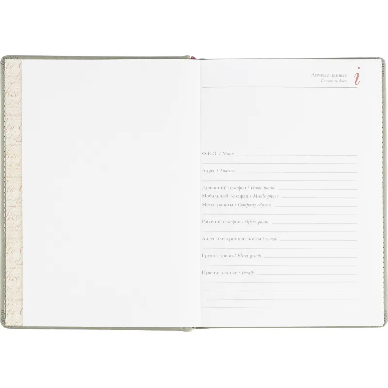 Ежедневник A5+ Attache Velvet искусственная кожа Soft Touch, недатированный - Image 10