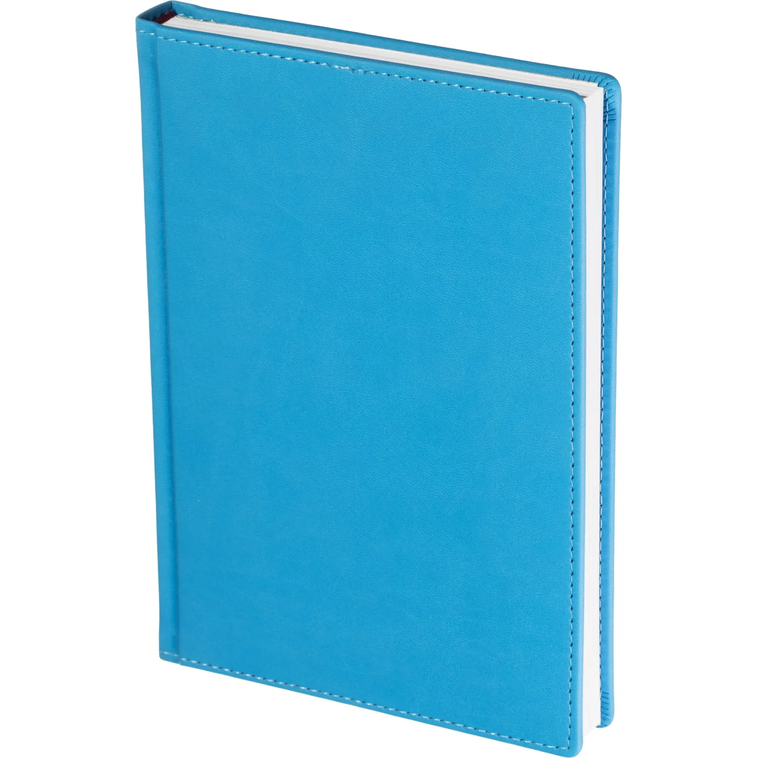 Ежедневник недатированный Attache Velvet А5, обложка Soft Touch синяя, 136 листов