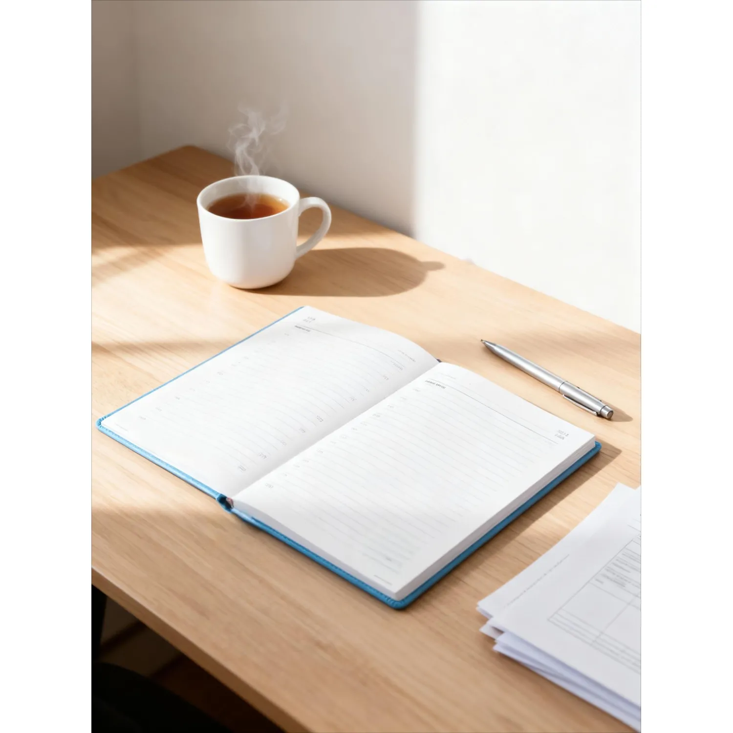Ежедневник недатированный Attache Velvet А5, обложка Soft Touch синяя, 136 листов - Image 22