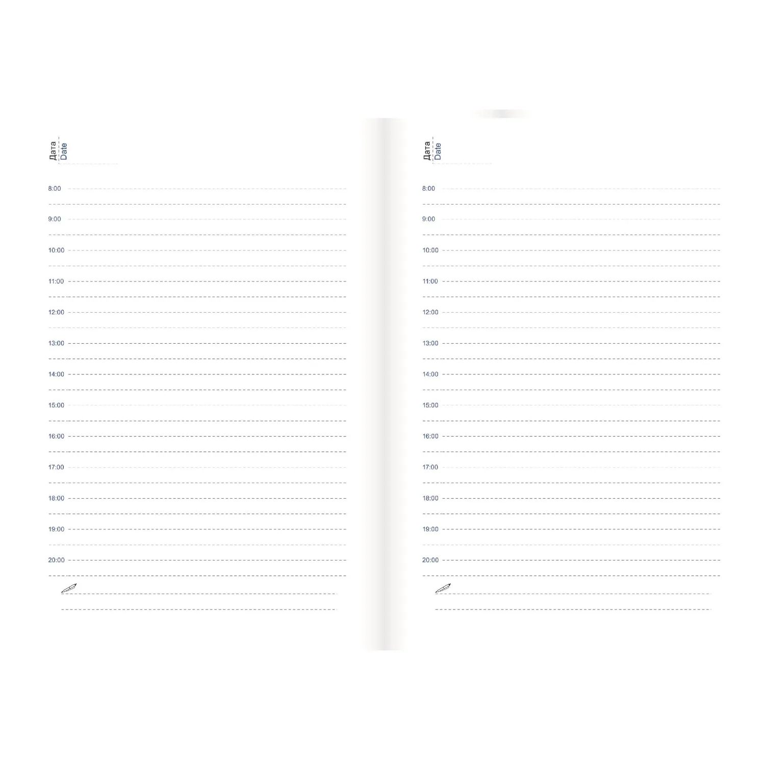 ежедневник недатированный Attache Agenda кожаный бордовый недорого - Image 3