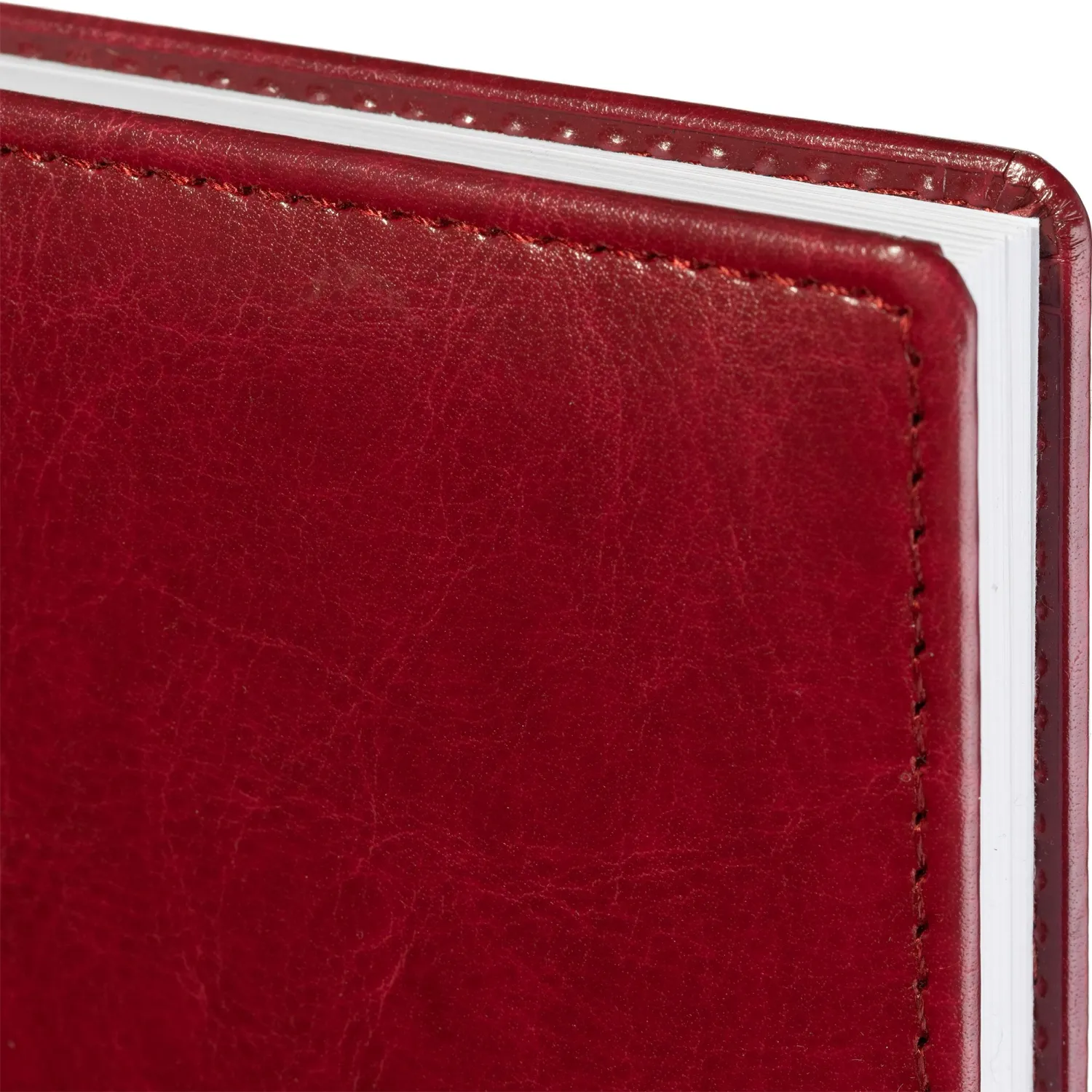 ежедневник недатированный Attache Agenda кожаный бордовый недорого - Image 5