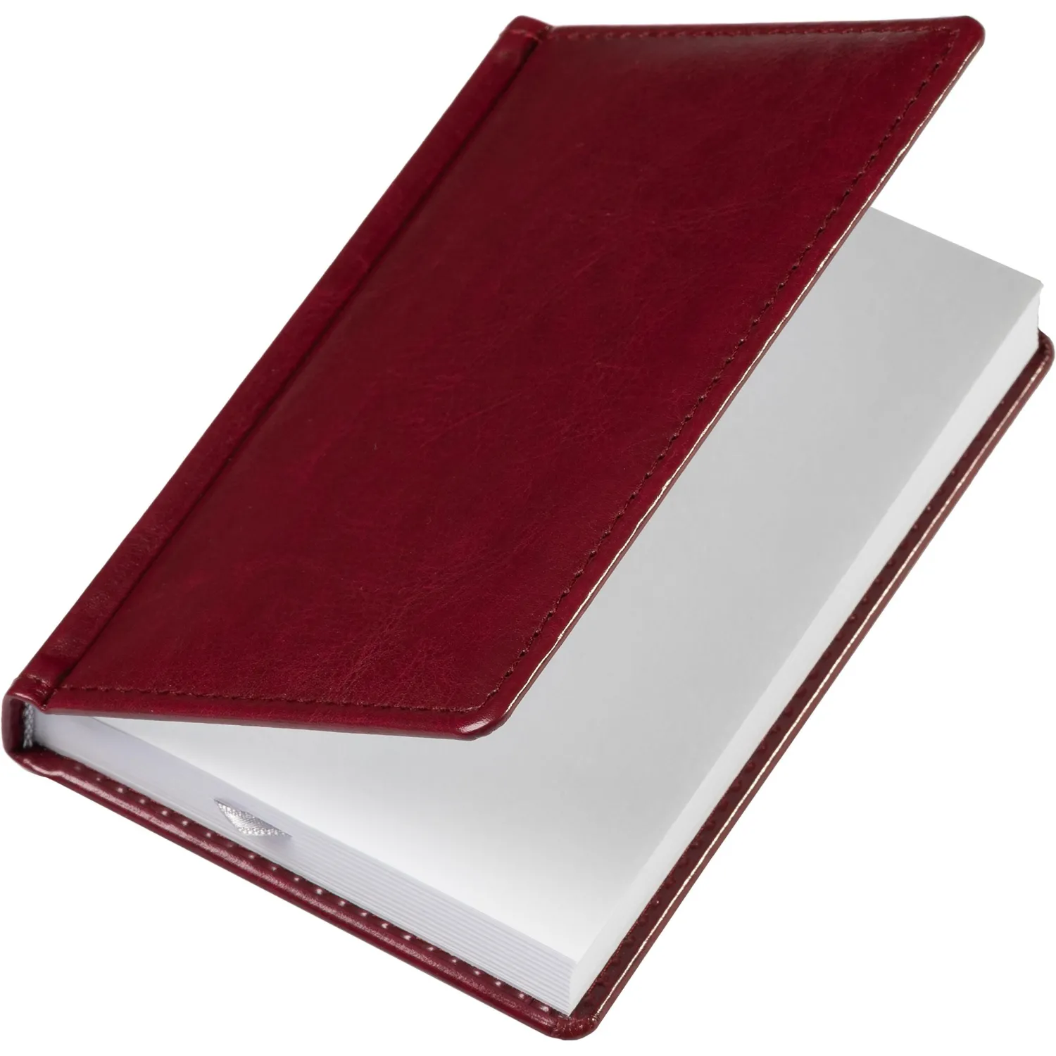 ежедневник недатированный Attache Agenda кожаный бордовый недорого - Image 7