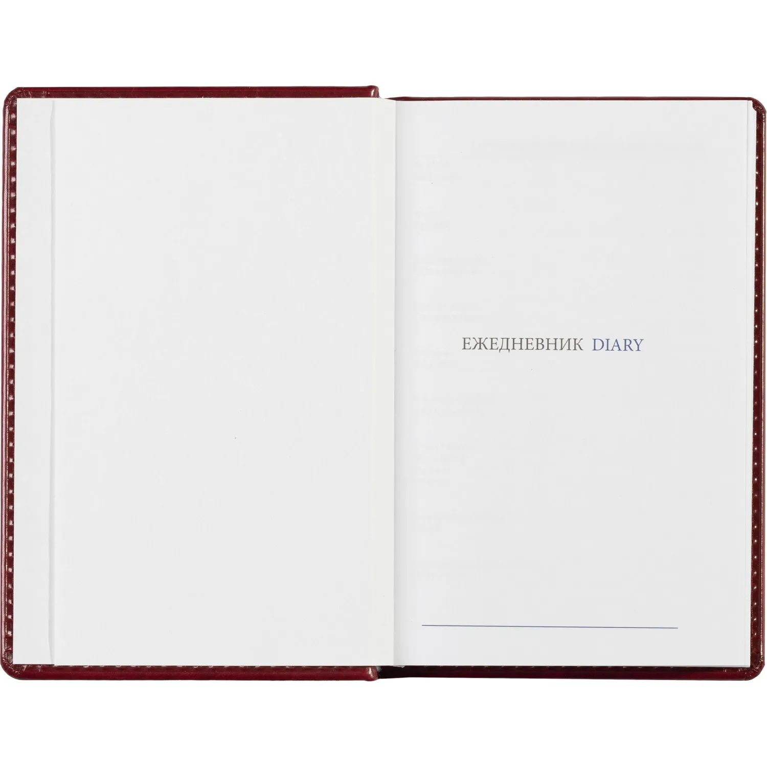ежедневник недатированный Attache Agenda кожаный бордовый недорого - Image 9
