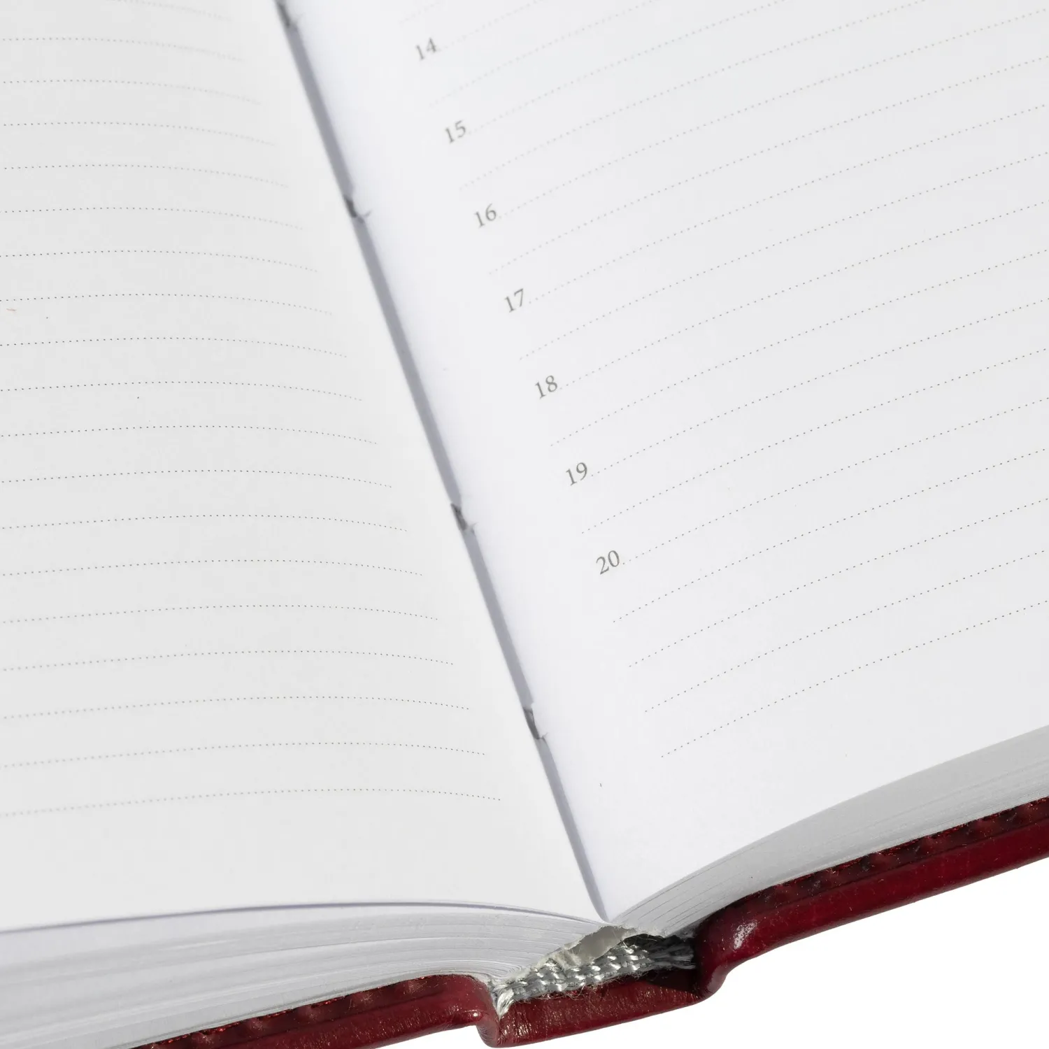 ежедневник недатированный Attache Agenda кожаный бордовый недорого - Image 21