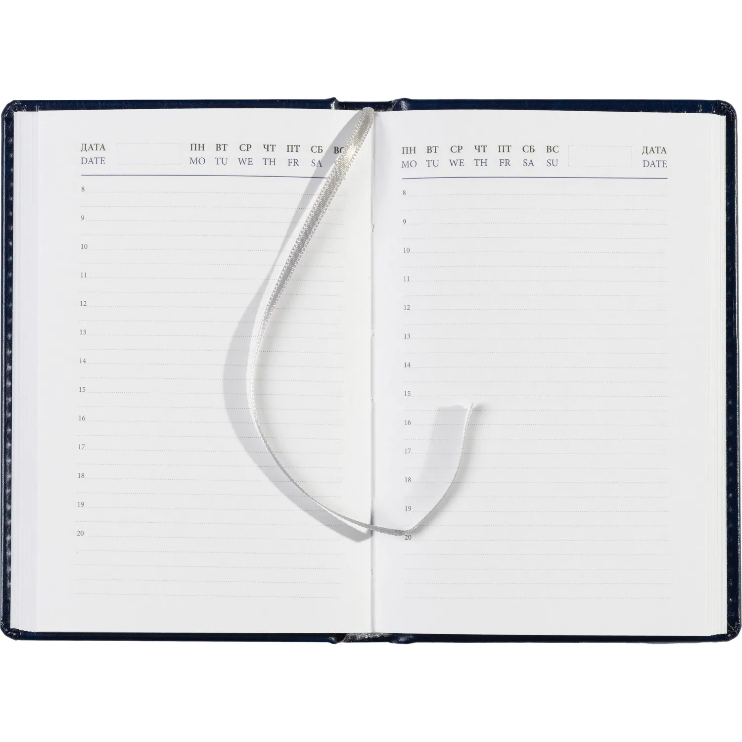 ежедневник Attache Agenda недатированный кожзам синий 100x150 мм - Image 18