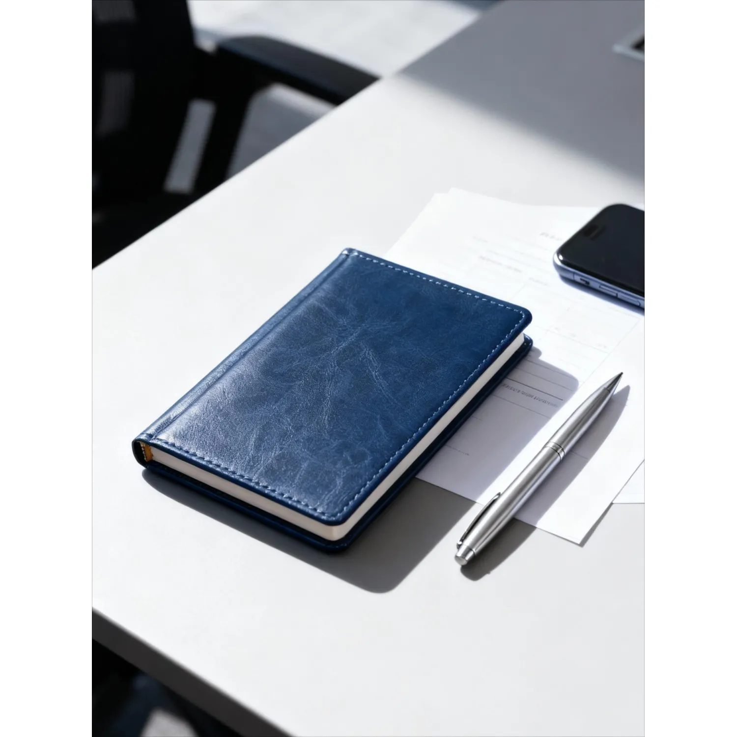 ежедневник Attache Agenda недатированный кожзам синий 100x150 мм - Image 22