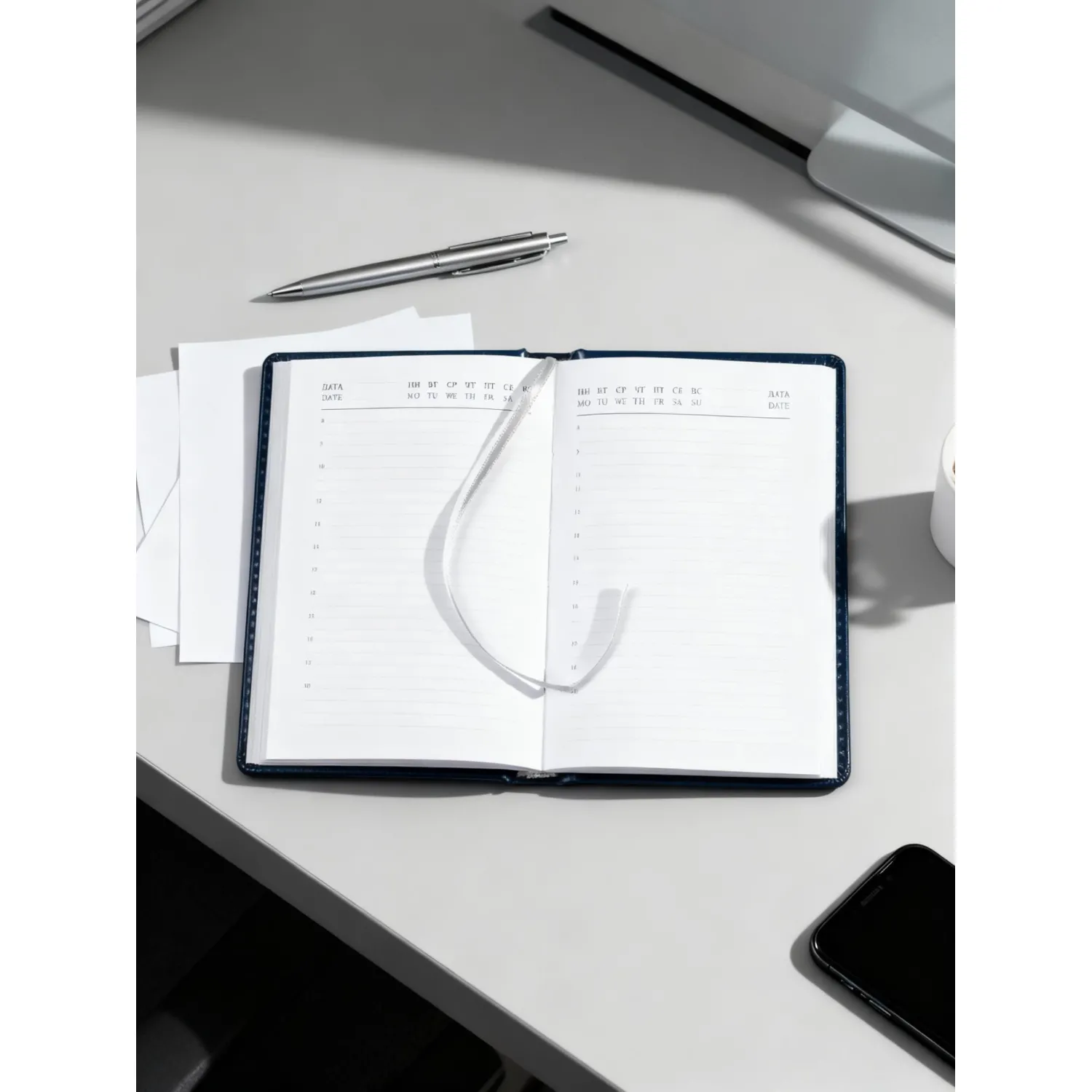 ежедневник Attache Agenda недатированный кожзам синий 100x150 мм - Image 23