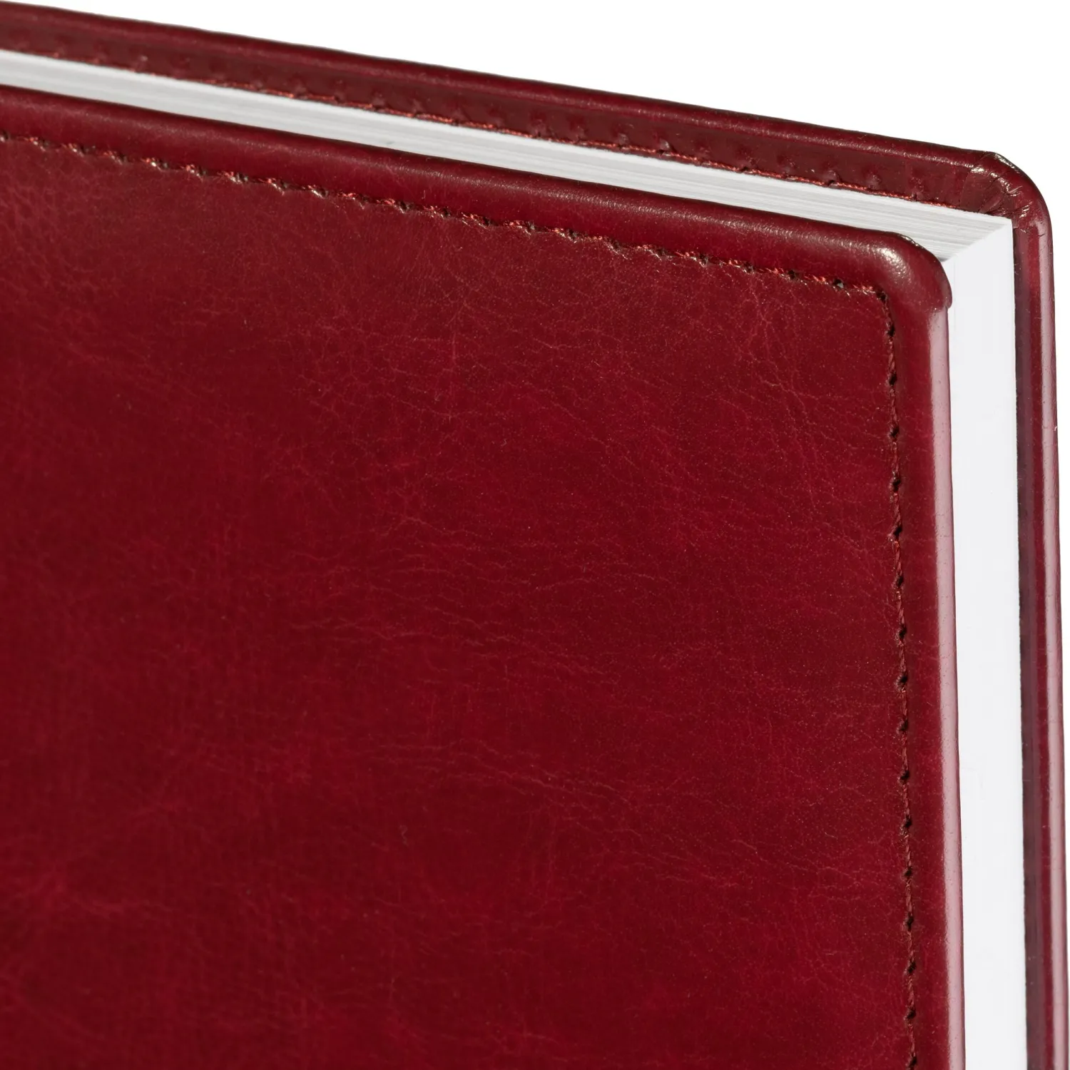 Ежедневник недатированный Attache Agenda А5 176 л, экокожа борд., справочный блок - Image 5