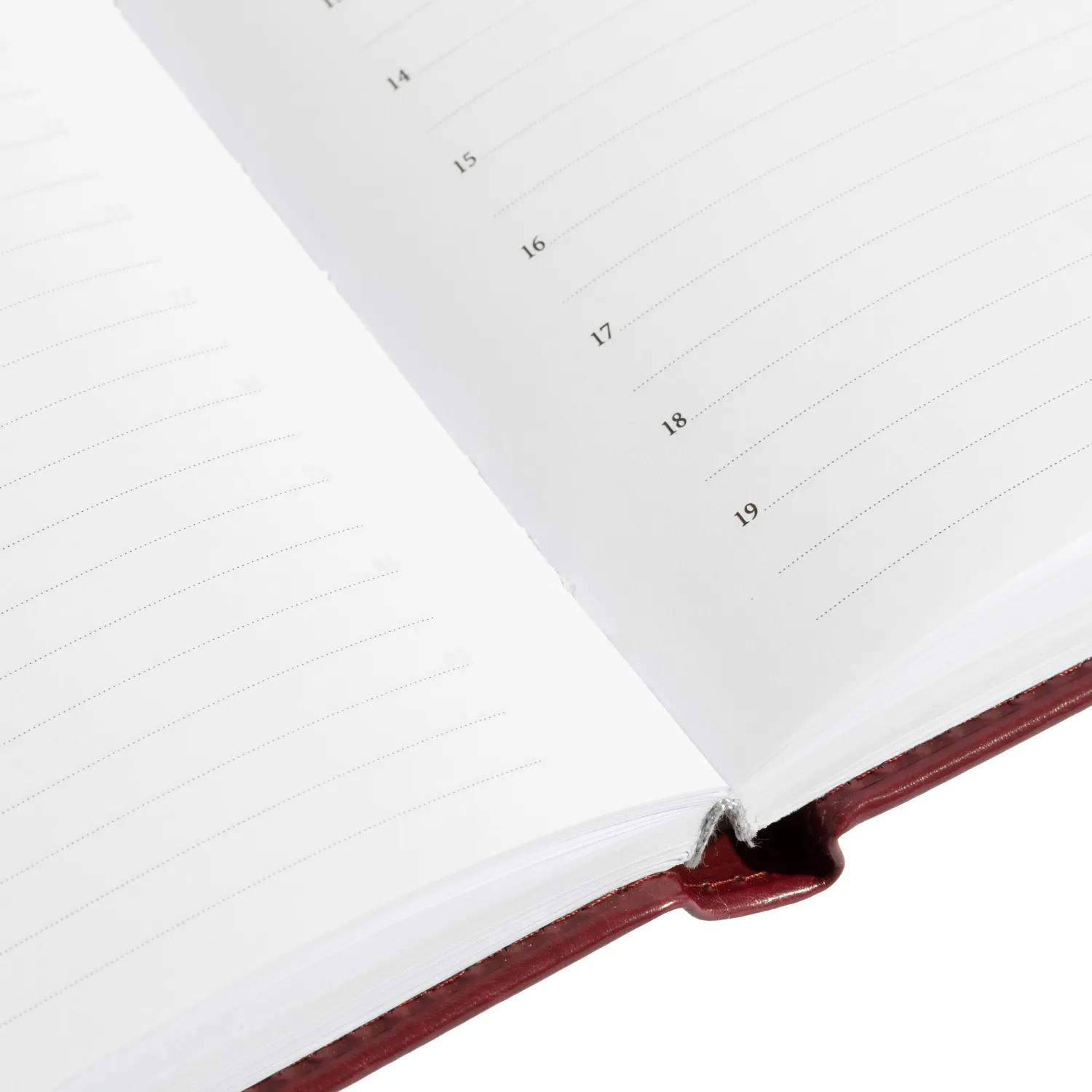 Ежедневник недатированный Attache Agenda А5 176 л, экокожа борд., справочный блок - Image 21