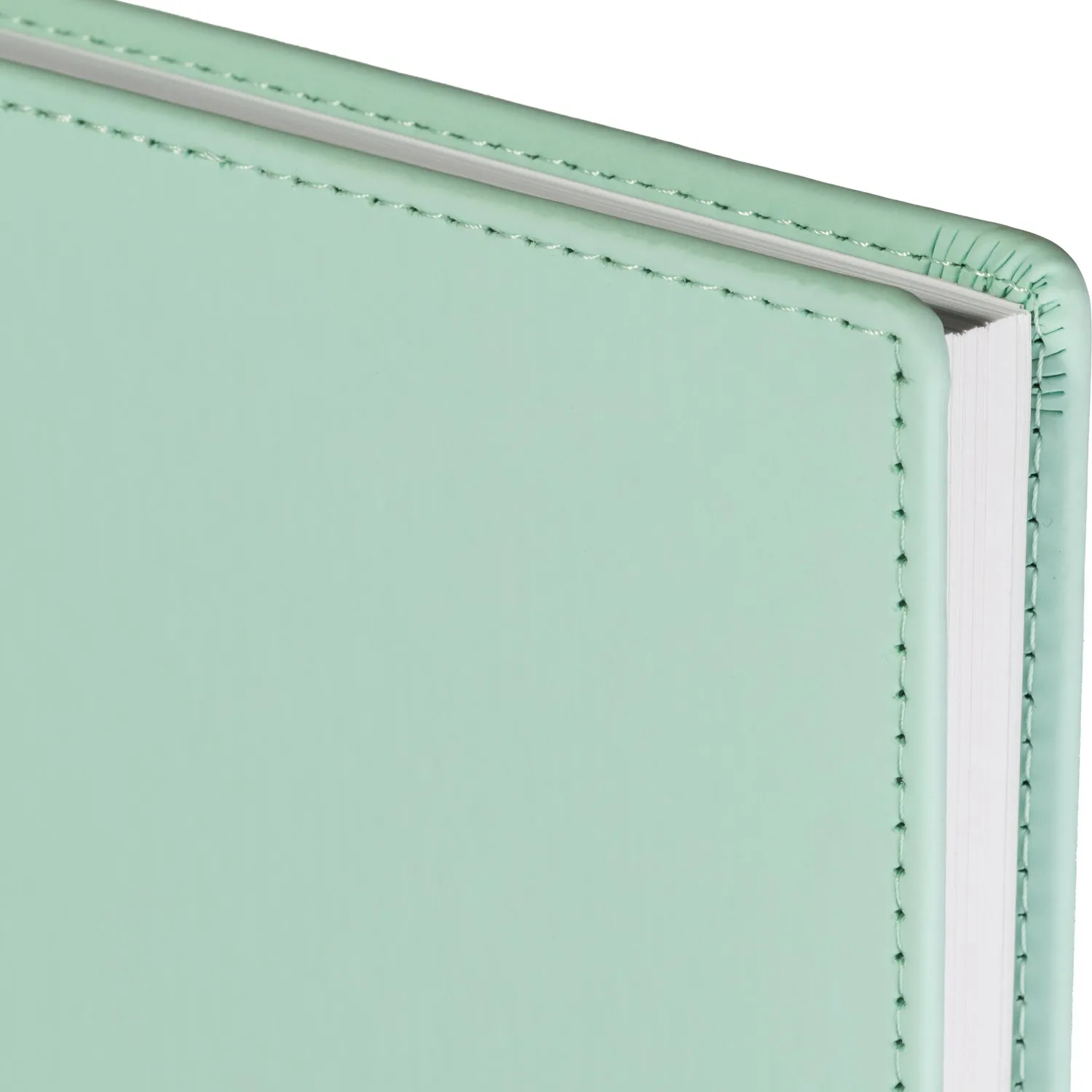 Ежедневник недатированный Attache Velvet A5+, 136 листов, обложка Soft Touch мятная, телефонная книга - Image 5