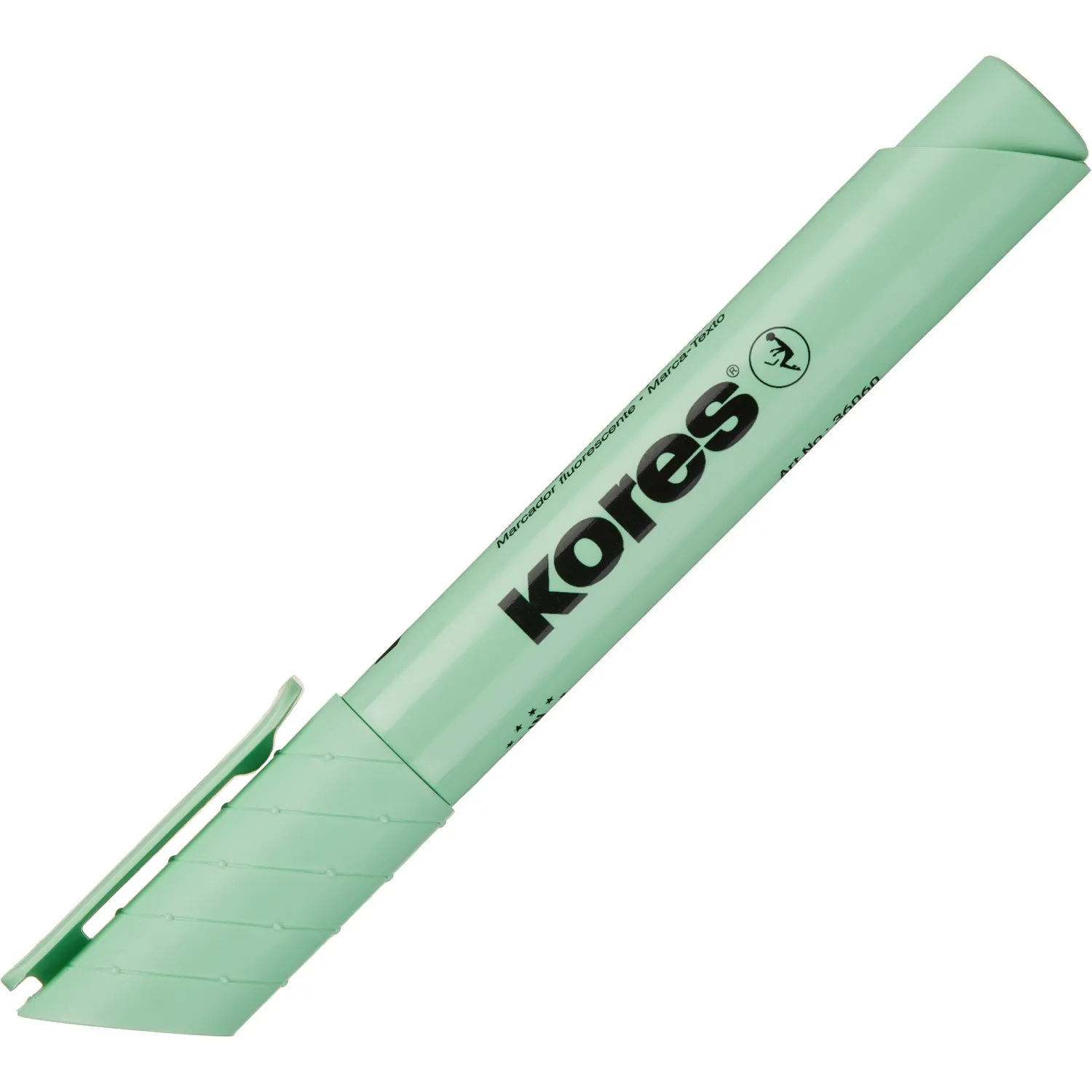 Текстовыделители Kores High Liner Plus, пастельные цвета, скошенный наконечник - Image 8