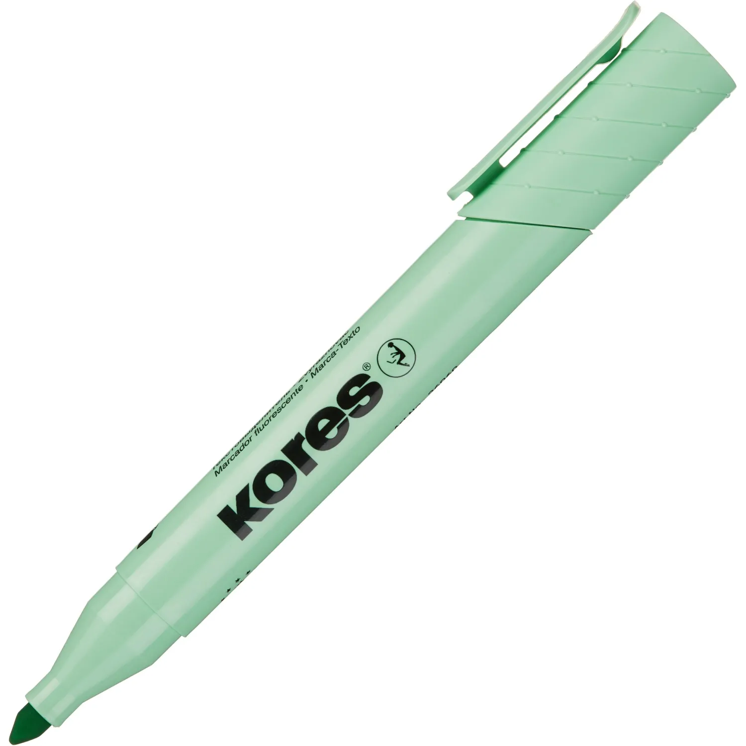 Текстовыделители Kores High Liner Plus, пастельные цвета, скошенный наконечник - Image 9