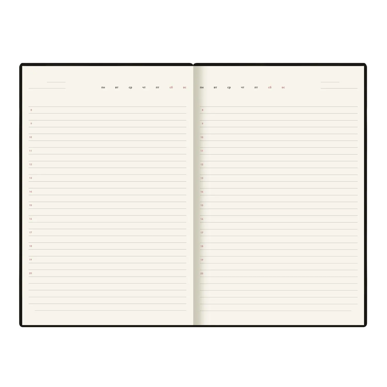 Ежедневник недатированный Deli Simple A5 (136 л., экокожа, прошивка, коричневый) - Image 8