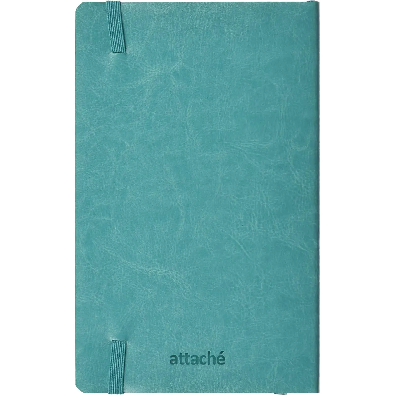 Ежедневник недатированный Attache Flex А5 (136 л.) Soft Touch бирюзовый, 130×210 мм, резинка, карман - Image 18