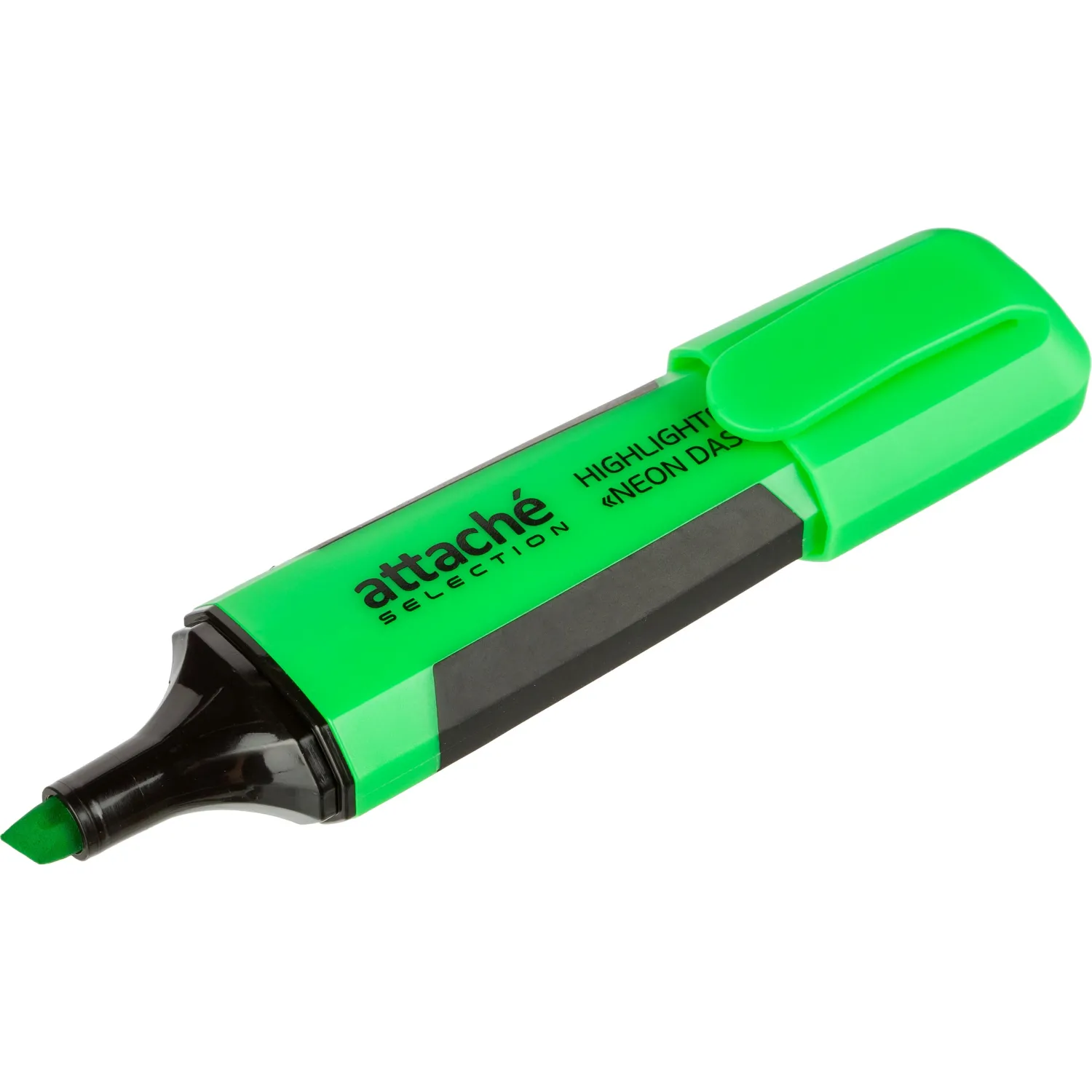 Текстовыделитель Attache Selection Neon Dash зеленый, водостойкий, экономичный - Image 4