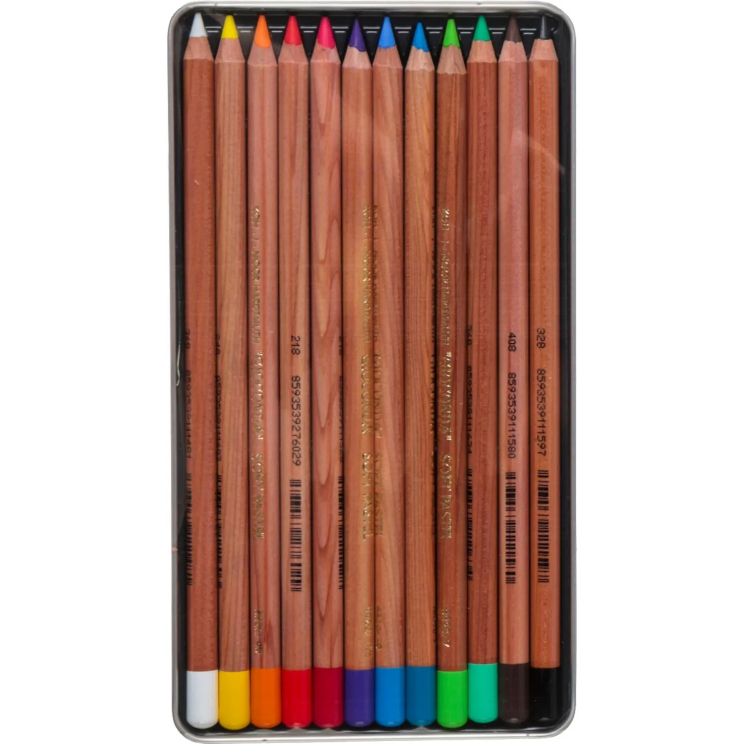 Карандаши пастельные Koh-i-Noor Gioconda Soft круглые 12 цветов в наборе - Image 2
