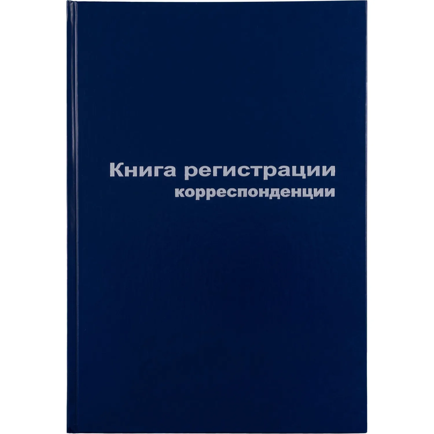 Книга регистрации корреспонденции А4 96 листов обложка бумвинил крепление на сшивку