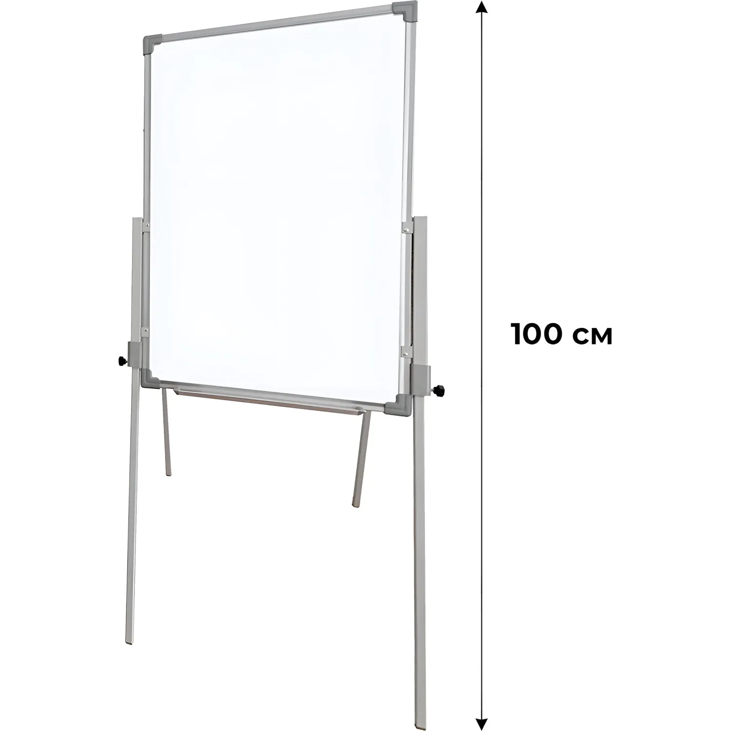 Флипчарт магнитно-маркерный/меловой 50x75 см двухсторонний на подставке - Image 3