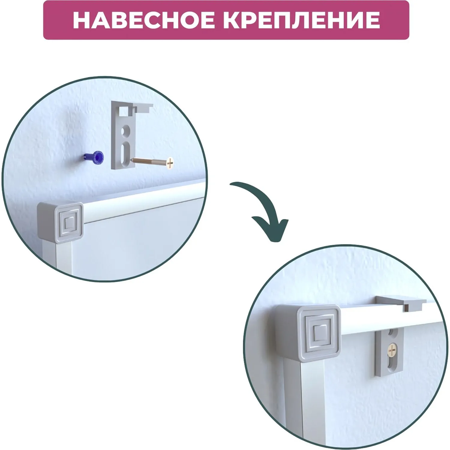 Доска магнитно-маркерная 45x60 см односекционная с лаковым покрытием (полочка для маркеров) - Image 6