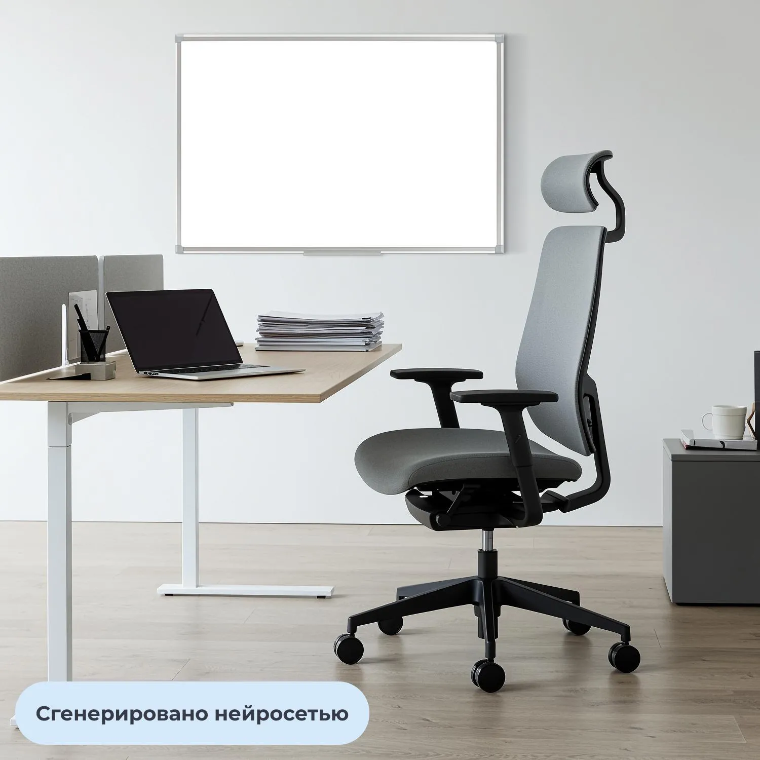 Доска магнитно-маркерная 60x90 см односекционная с лаковым покрытием (полочка для маркеров) - Image 6