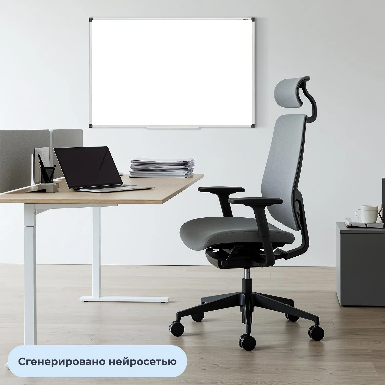 Доска магнитно-маркерная 60x90 см односекционная с лаковым покрытием (полочка для маркеров) - Image 8
