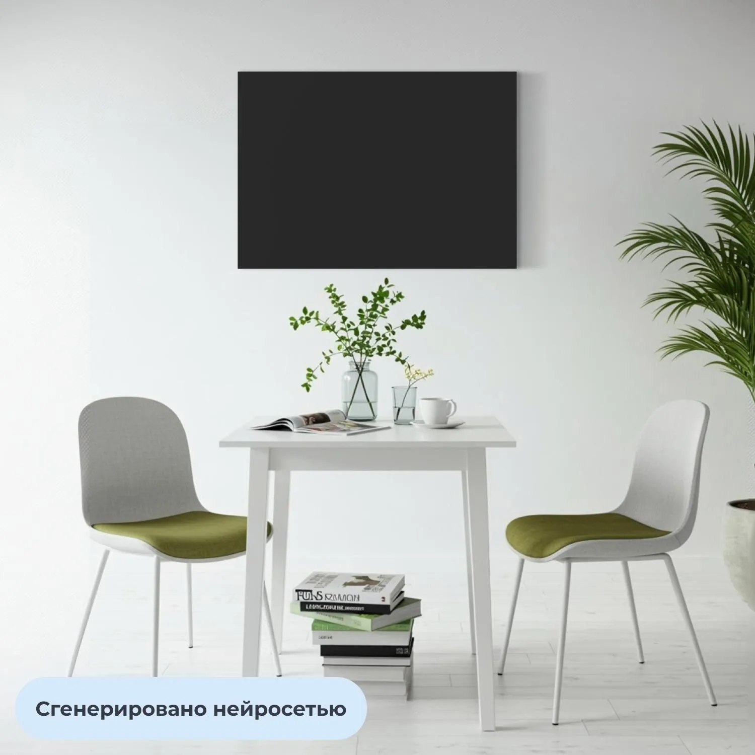 Доска меловая для кафе настенная (А1) 59.4x84.1 см пластиковая без рамы - Image 3