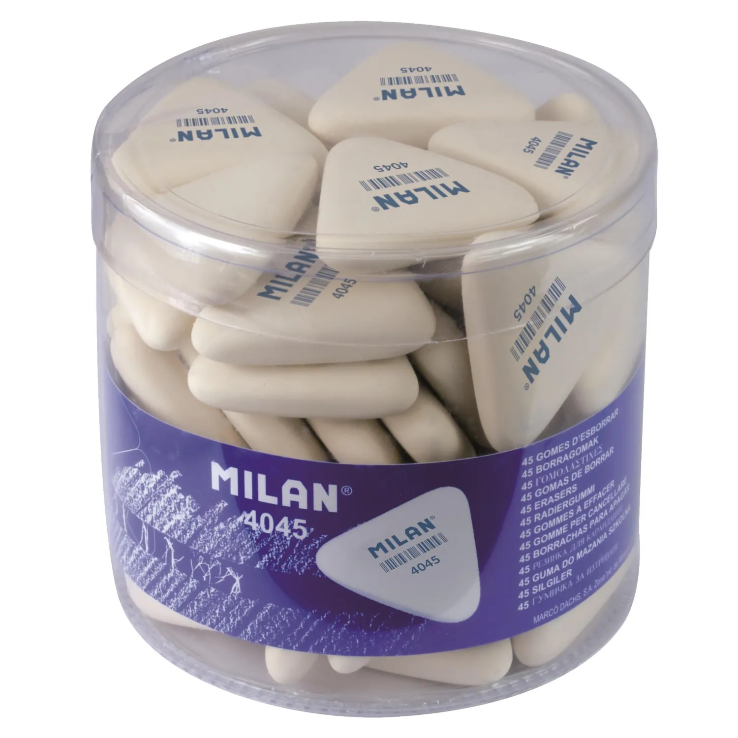 Ластик гибкий треугольный Milan 428 (каучук, для карандашей) - Image 3