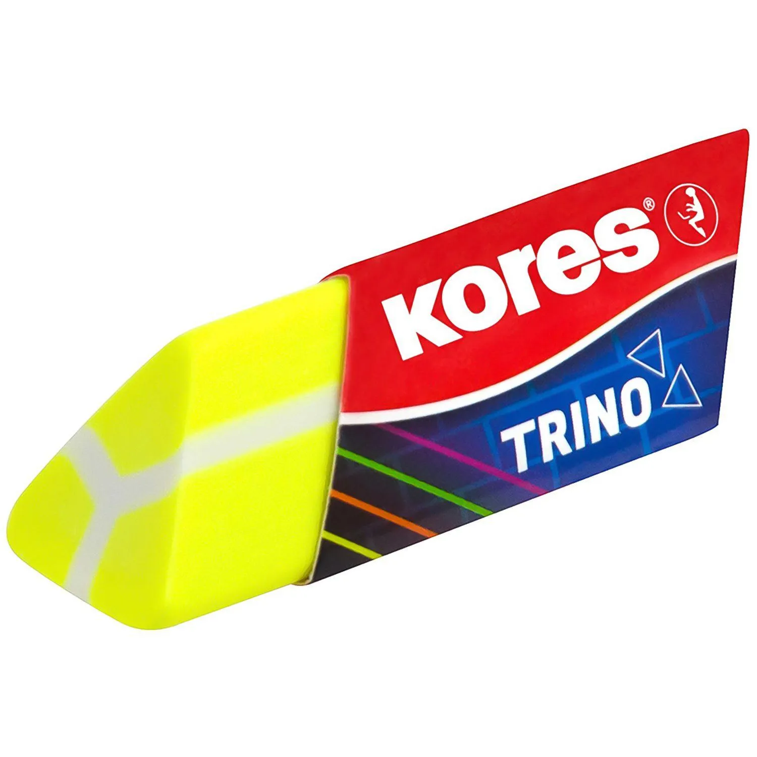 Ластик ПВХ Kores Trino (треугольный, оригинален) - Image 6
