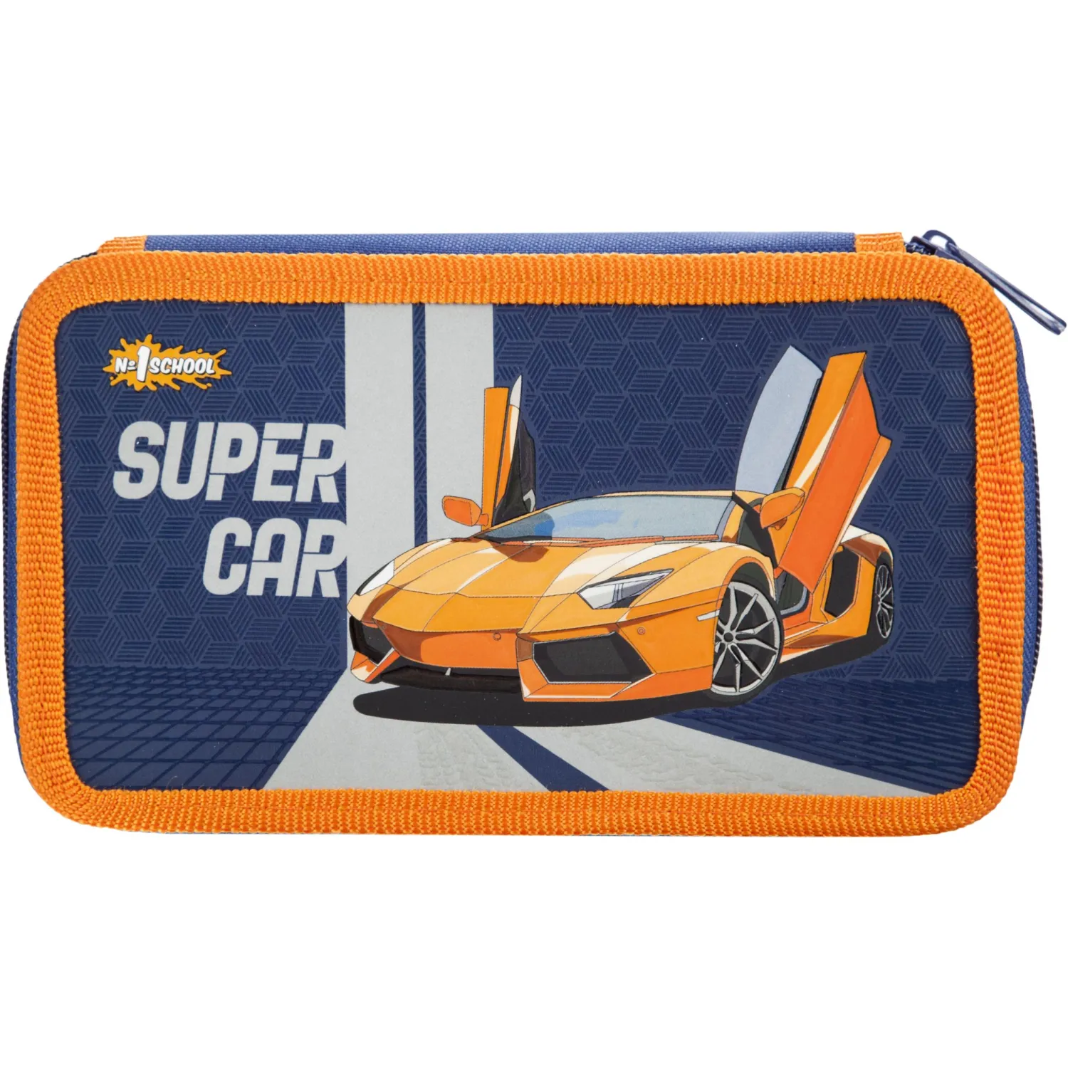 Пенал двухсекционный Super car синий - Image 2