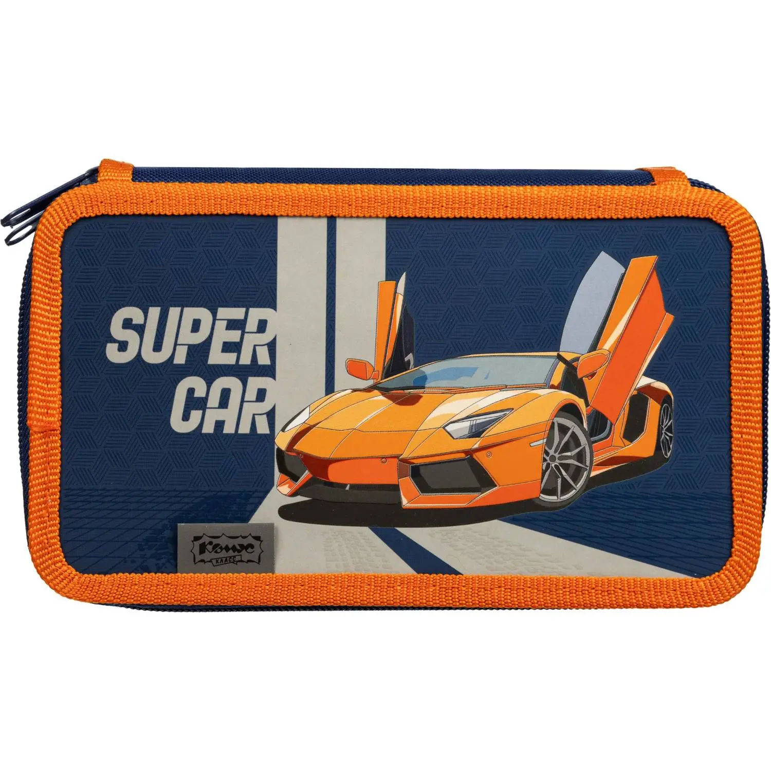 Пенал трехсекционный Super car синий - Image 2