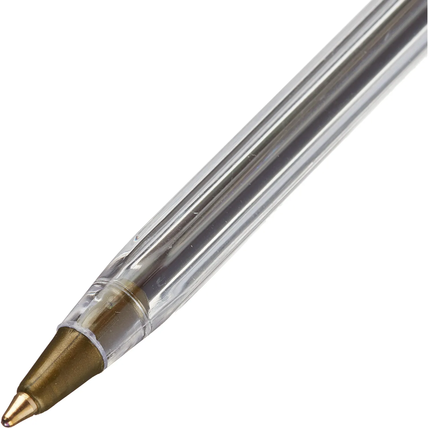 Шариковая ручка Attache Classic прозрачная, компактная - Image 4