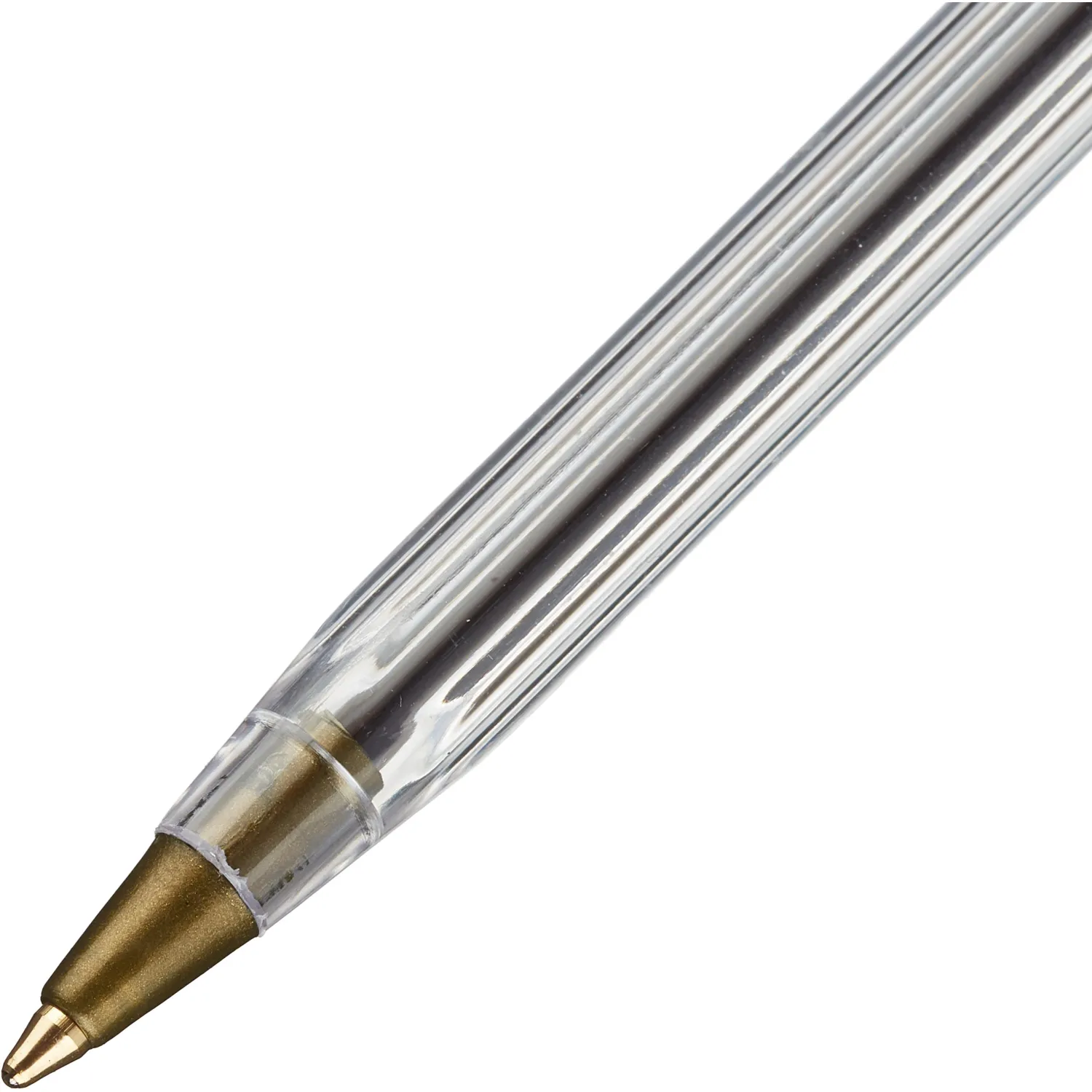 Шариковая ручка Attache Classic прозрачная, компактная - Image 4