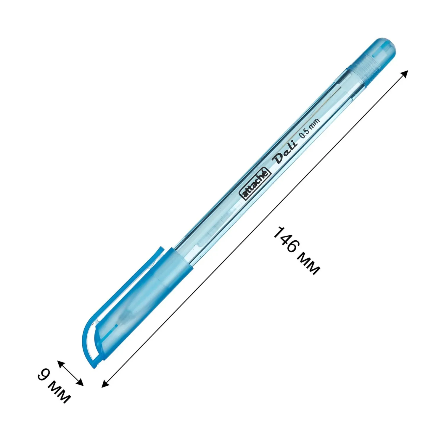 Шариковая ручка Attache Delia синяя - Image 6