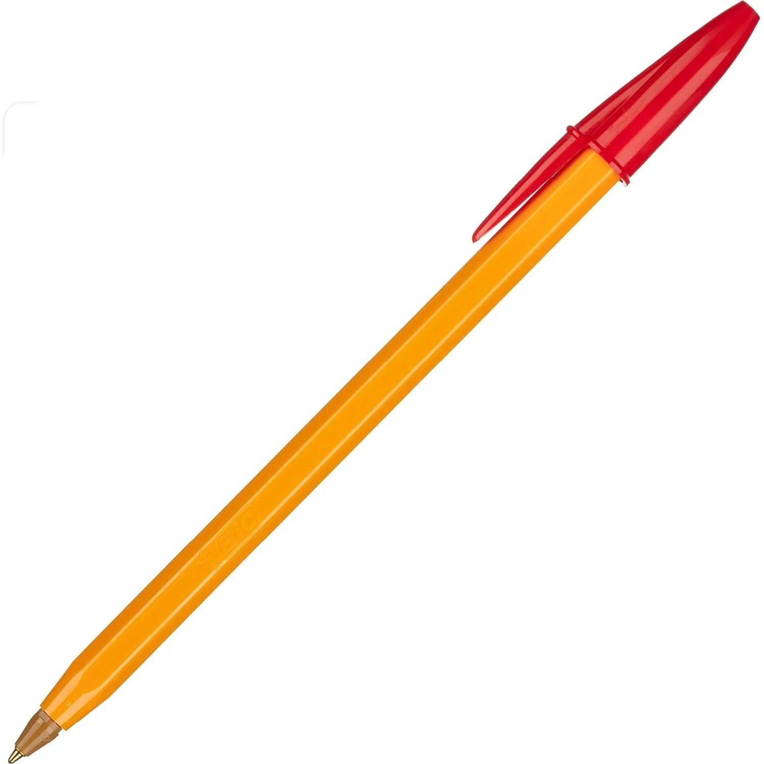 Шариковая ручка Bic Orange Original Fine культовая, оранжевая - Image 3