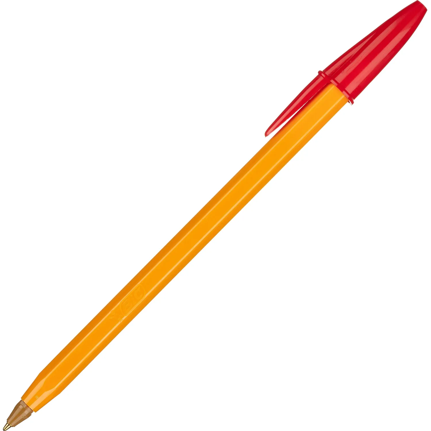 Шариковая ручка Bic Orange Original Fine культовая, оранжевая - Image 11