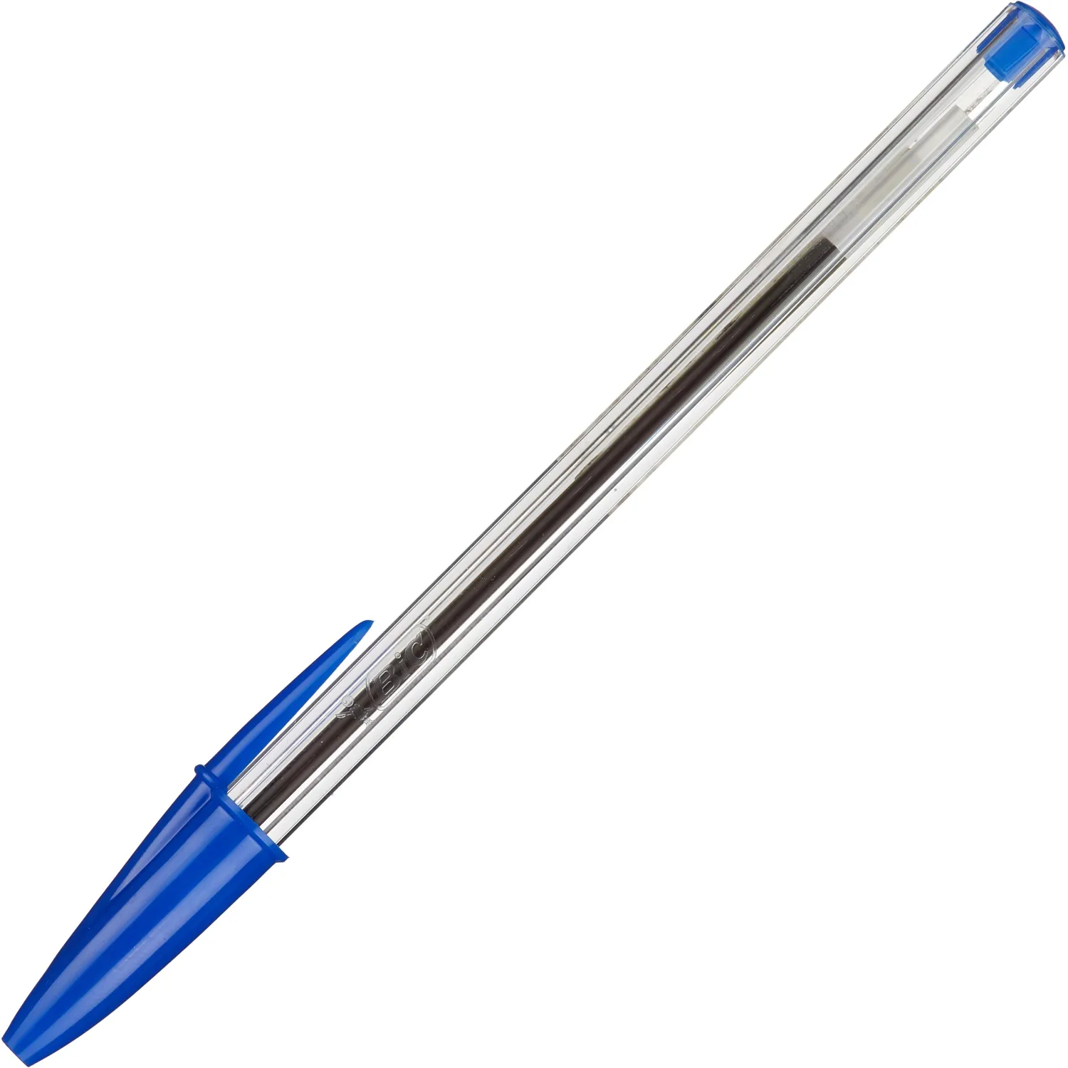 шариковая ручка Bic Cristal Original прозрачная, без клякс — купить лучшую ручку Bic - Image 2