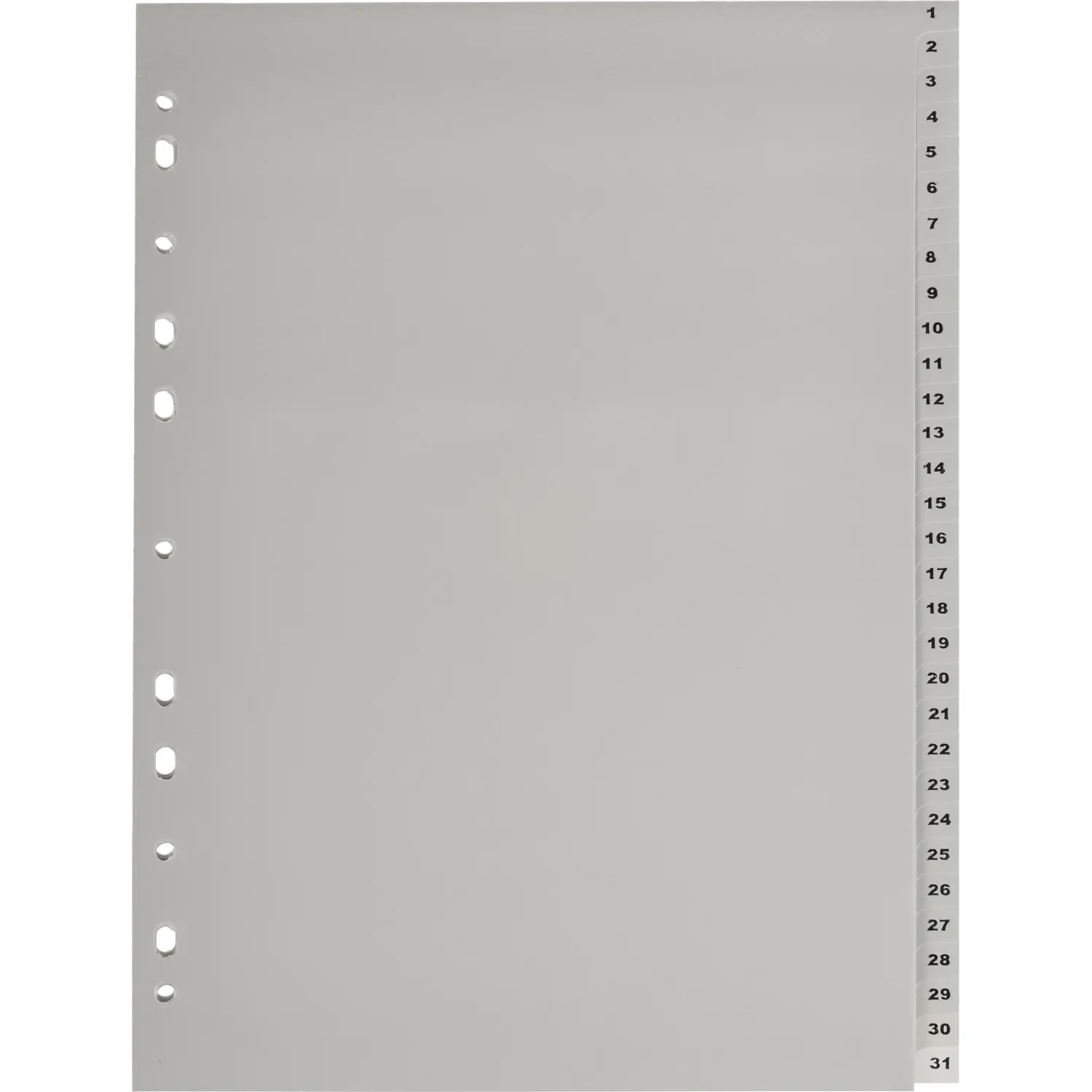 Разделитель листов А4 пластиковый 31 лист (цифровой) - Image 3