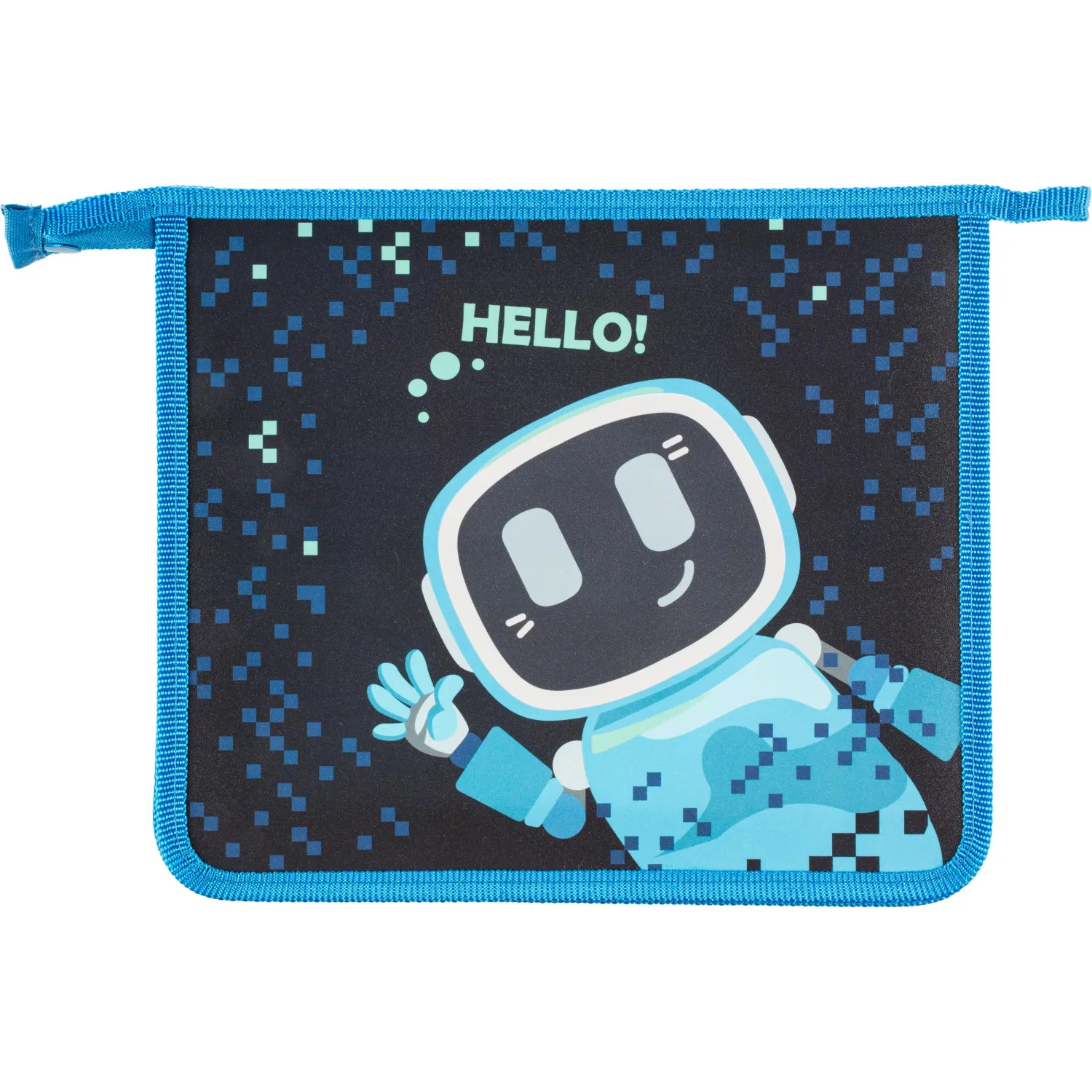 Папка для тетрадей Robot Hello А5 пластик с 1 отделением на молнии - Image 2