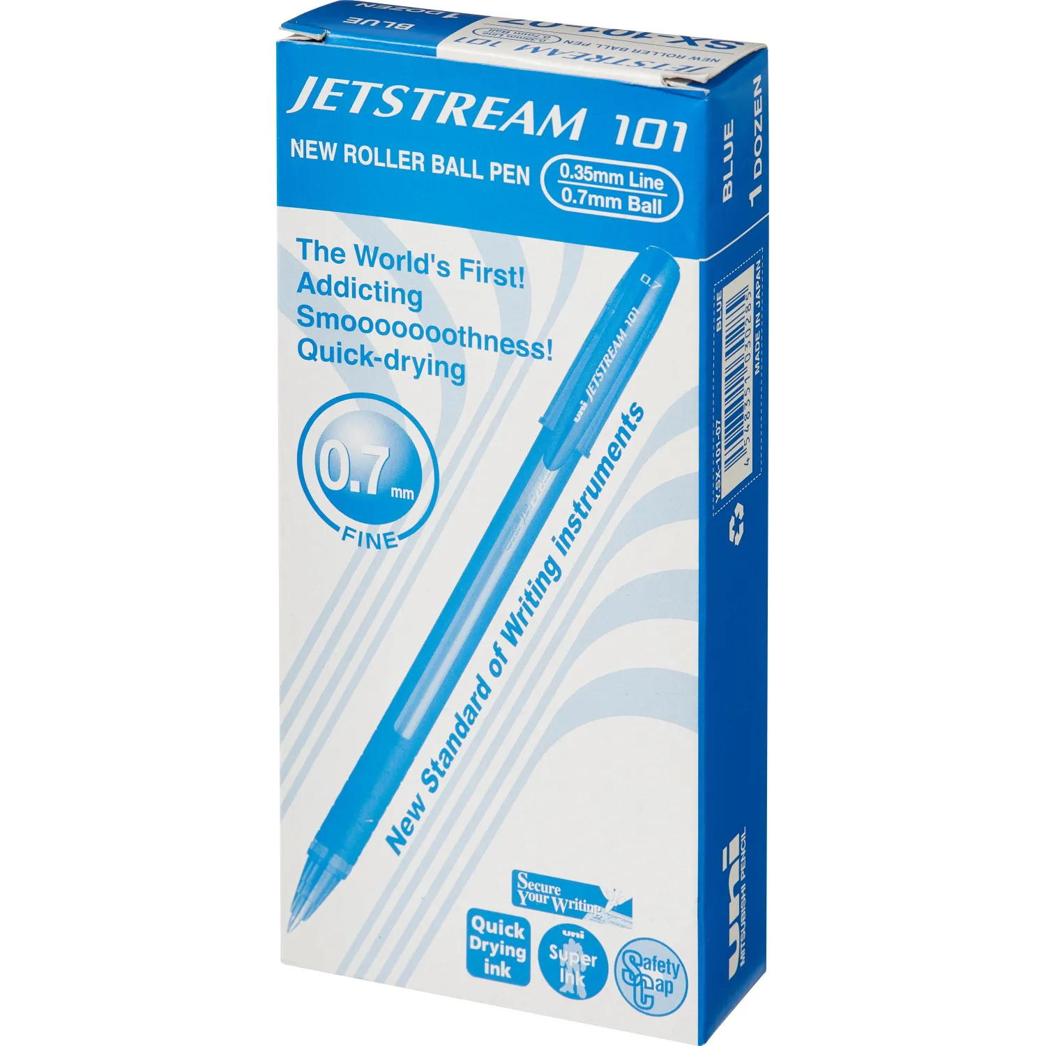 Шариковая ручка 0,35 мм Jetstream SX-101-07 неавтоматическая - Image 7