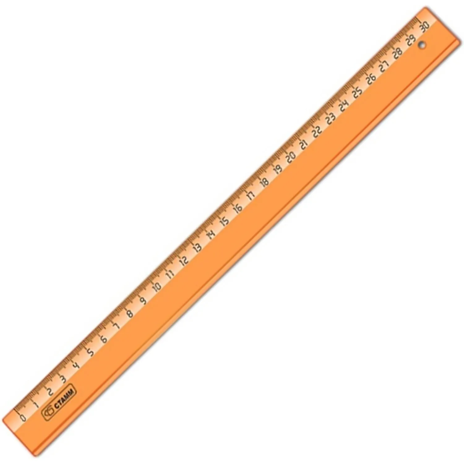 Линейка Стамм Neon Cristal 30 см пластиковая - Image 5