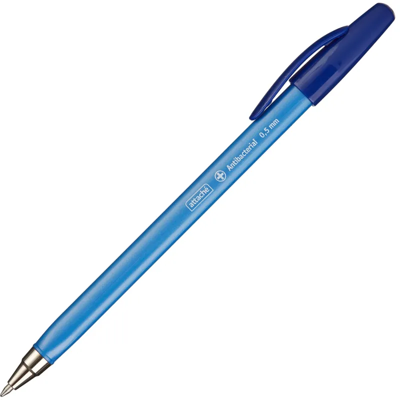 Шариковая ручка Attache A04 Antibacterial масляная синяя - Image 5