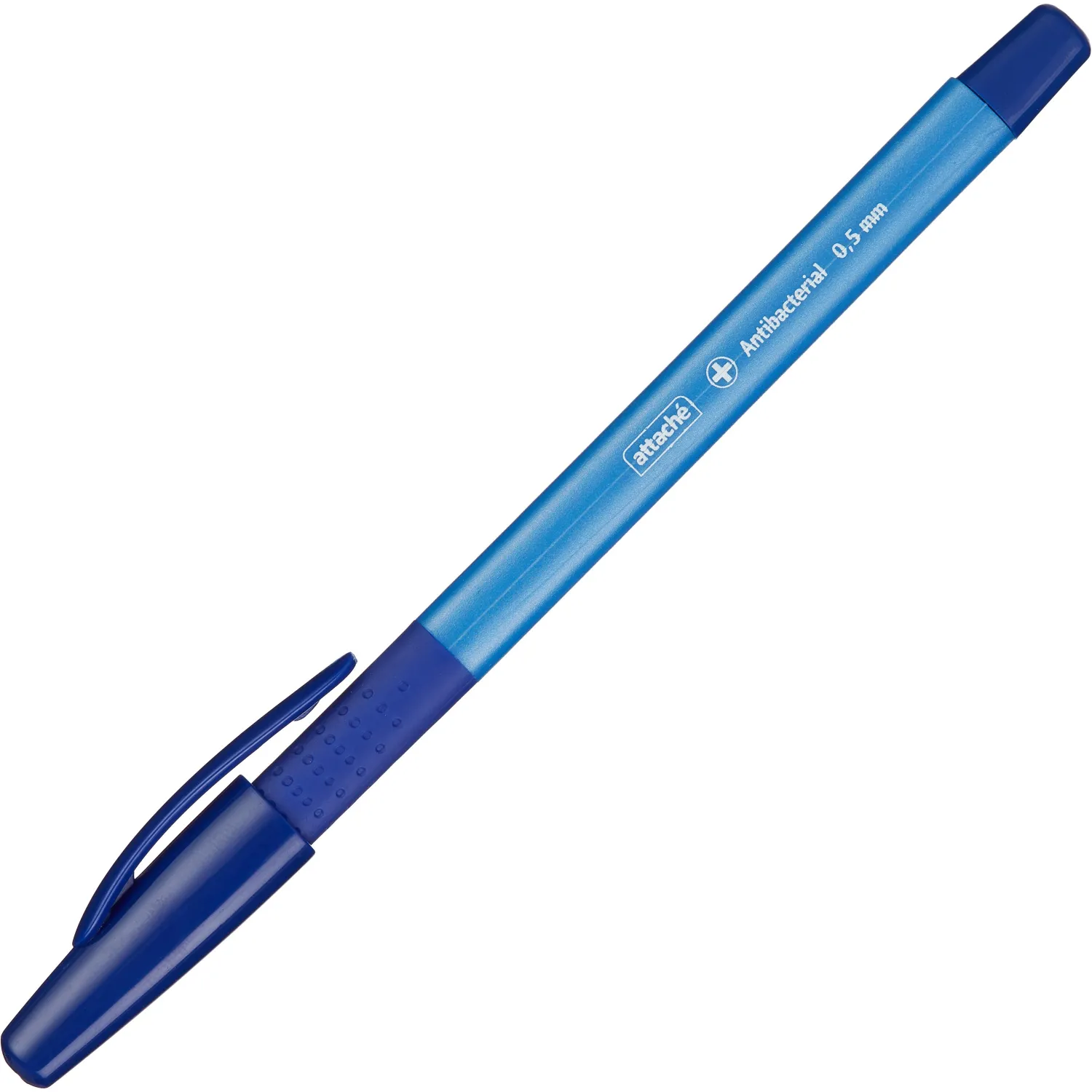 Шариковая ручка Attache A05 antibacterial, черная масляная - Image 2
